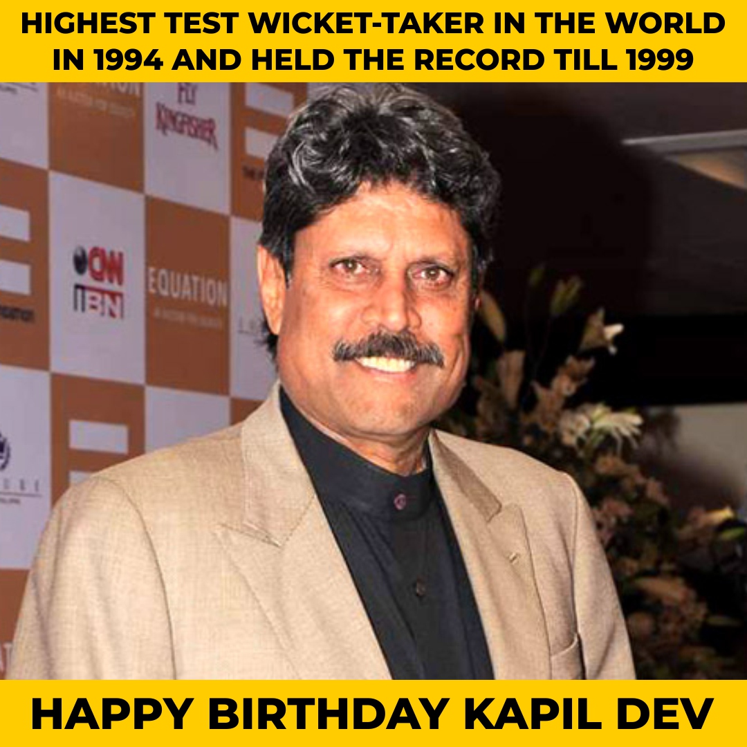 sportsmatik's tweet photo. #IndianLegend #KapilDev turns 61 today. He is one of the best #captains, #fastestbowlers and #allrounders of his time with skilled vision and perfect strategy to blow his competitor away.
https://t.co/6IOXGi7zoc
P.C.- Wikipedia Commons/Bollywood Hungama/CC BY 3.0 https://t.co/d0KPOkw7jl