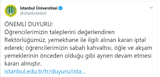 ÖNEMLİ DUYURU demişler yüzleri kızarmadan.. önce haklarını ellerinden alıp sonra geri vererek bayaa bir şeyleri değerlendirmişler.. aynen, aynen, aynen....👏👏👏