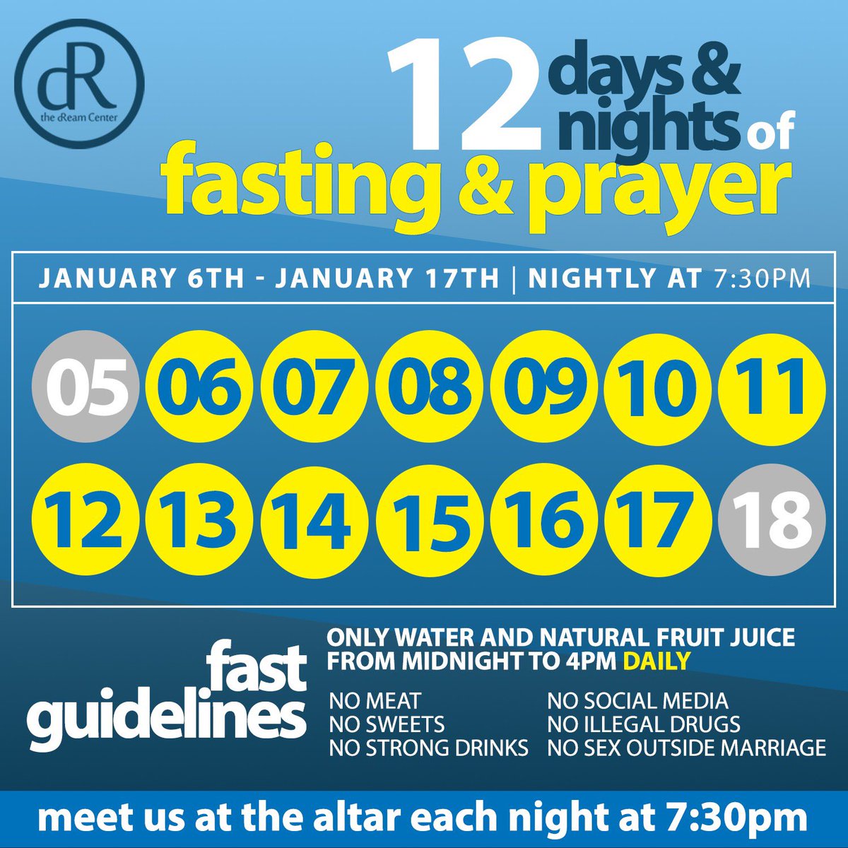 dReamcenteratl's tweet photo. #dReamcenteratl #12Days #fasting #praying #issaFAST #hardRESeT #iExpectAMiracle #miraclessignsandwonders #2020vision #dRBluePRINT #werebuildingsomethingthatmatters https://t.co/R2GicqLhLf