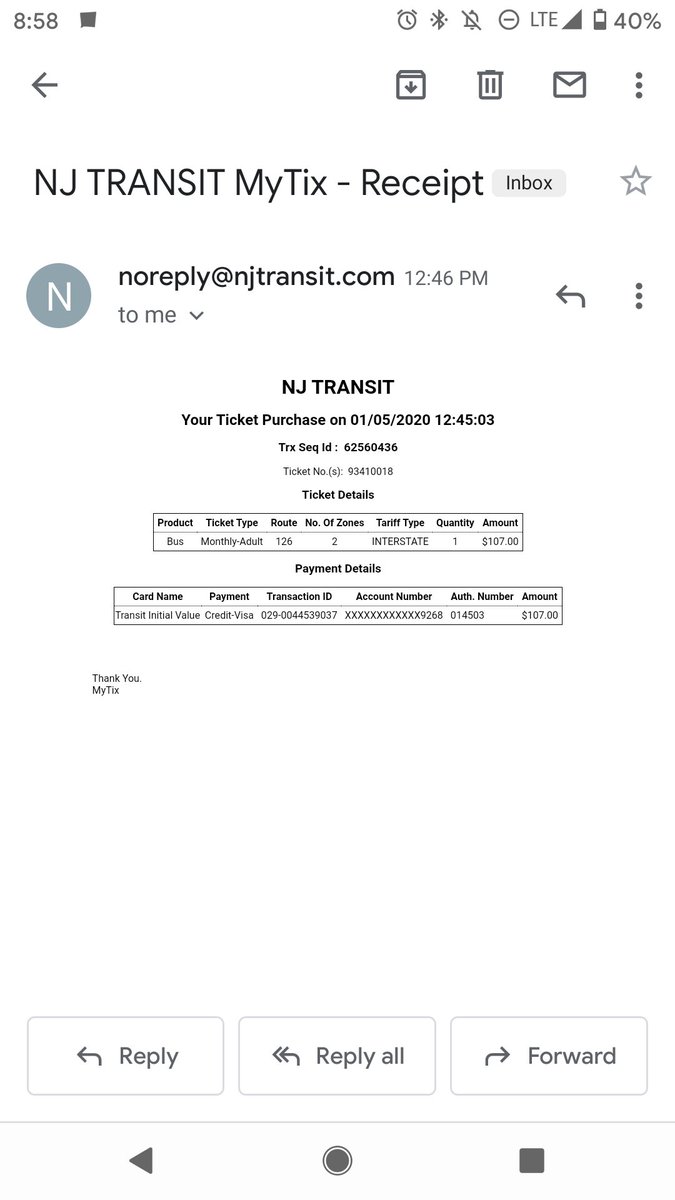 Nj Transit On Twitter Morning Please Call Mytix Support At 973 491 8810 For Help Resolving This Issue If No One Picks Up Leave A Detailed Message Along With Your Contact Information And
