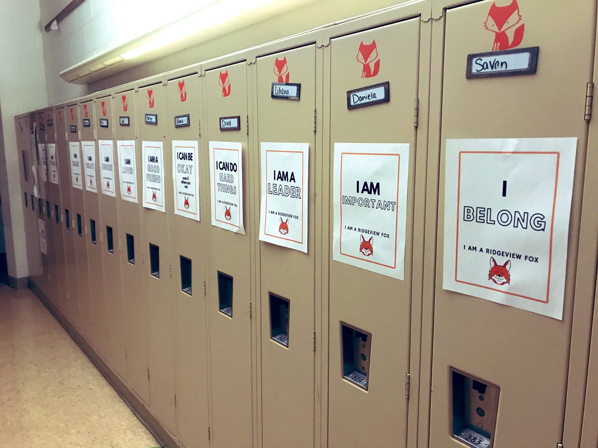 mrs_eebarnes's tweet photo. Thanks for the locker inspo @mandyeellis ❤️ what a great message to send to kids their first day back from break!! #323learns #youbelong #youmatter #youareworthy #Ridgeviewlearns https://t.co/awgERfi443