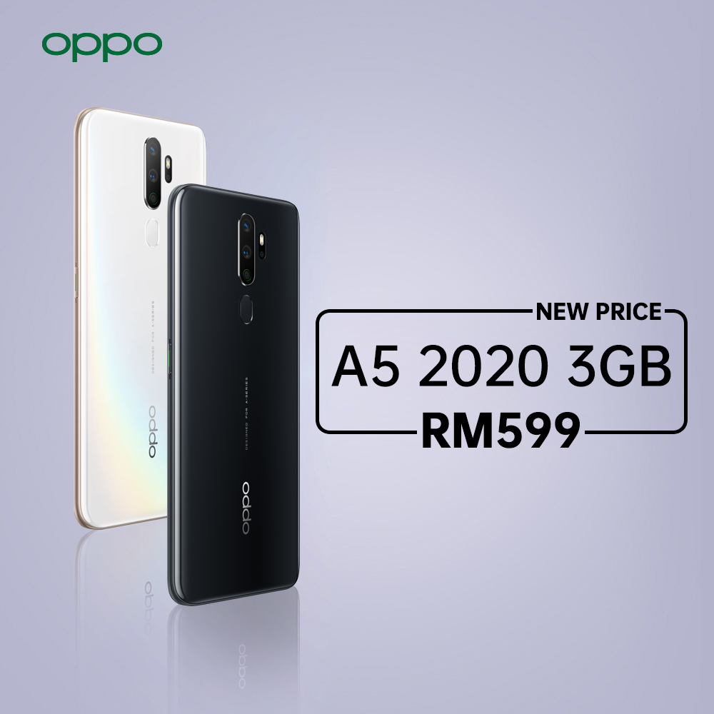Oppo Malaysia On Twitter A Whole New Year Comes A Whole New Price Announcing The New Price Of Oppo A5 2020 At Rm599 Only Ultra Wide Quad Camera 5000mah Ultra Battery And Dolby
