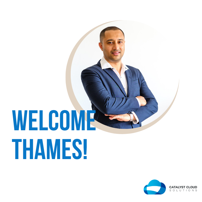 CatalystCloud_'s tweet photo. We're excited to announce that Thames Eke has joined the Catalyst Cloud Solutions Team! Thames is an accounting professional, Associate Member of CPA Australia &amp; holds a Master of Business Admin. We're ecstatic to be able to add Thames' diverse and unique skill-set to our team! https://t.co/zK6Fk4nF5E