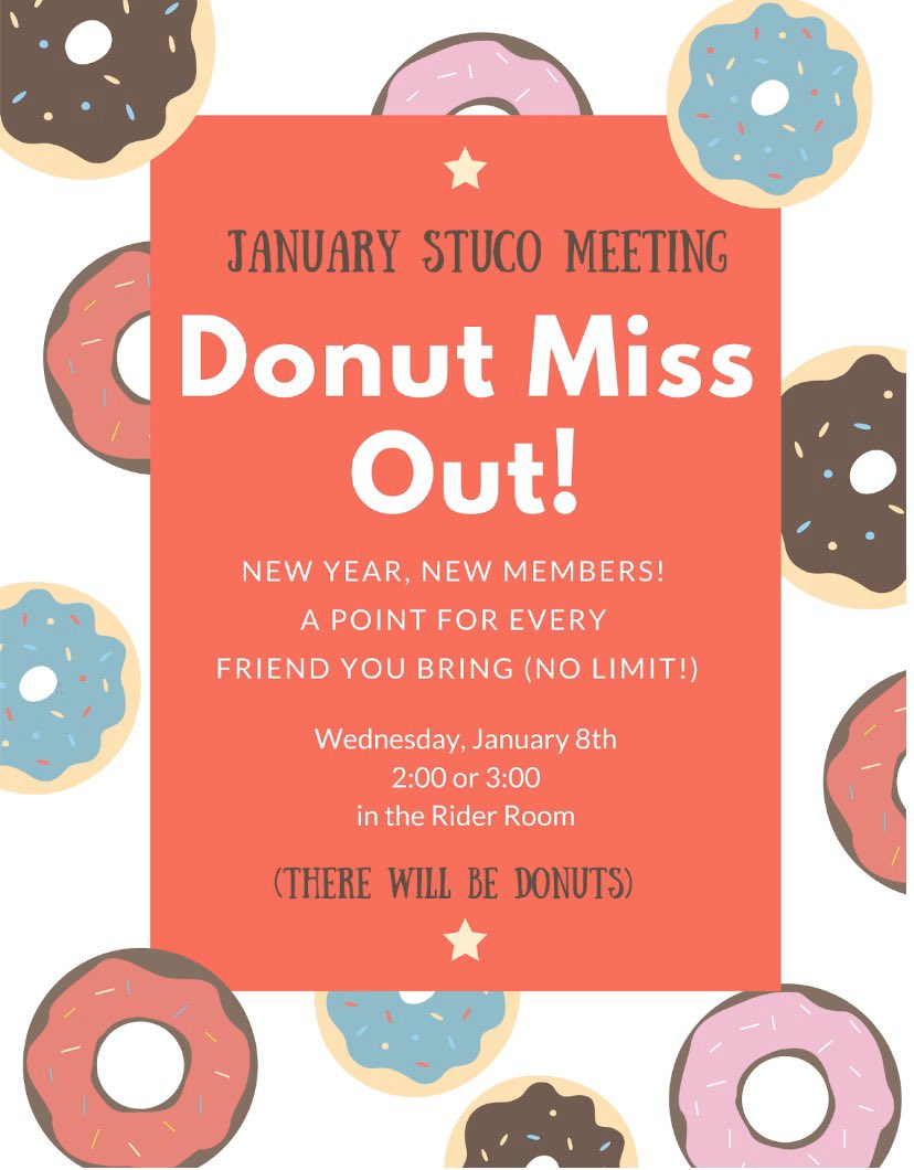 RRactivities's tweet photo. Donut miss our January meeting 🍩😛 https://t.co/wPzil40l4E