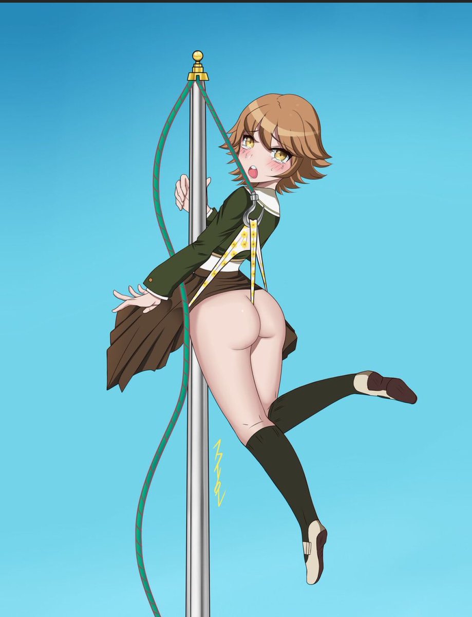 Techn0Trap's tweet photo. Bubble groans as they hang from the Atlas Academy flagpole trying to free themself

"ugggg whyyyy"

They muttered in pain

#RWBYRP #OpenRP #OpenDMs https://t.co/XLC5buC3C5