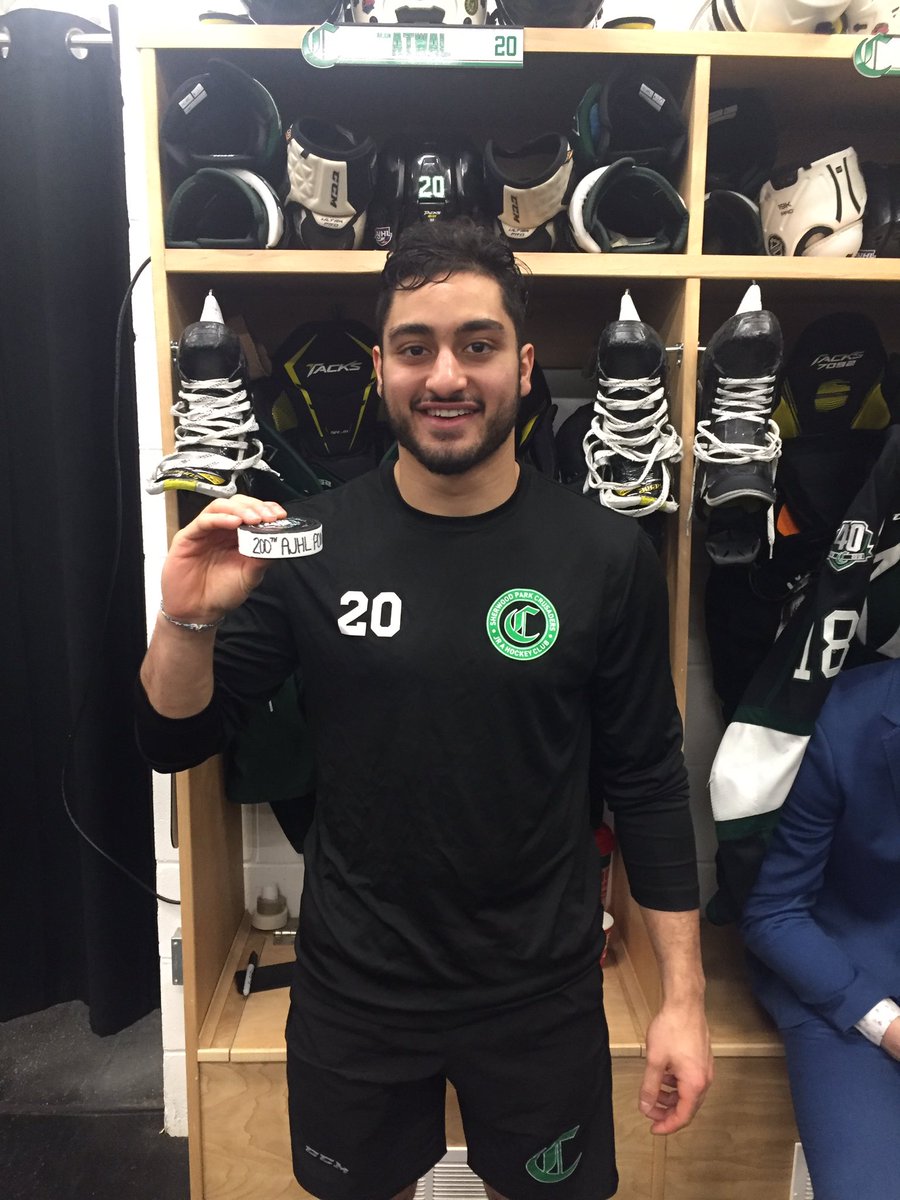 Congratulation to our captain Arjun Atwal who scored his 200th AJHL point today in our 6-1 win over Canmore! 

#OneCru | #AJHL