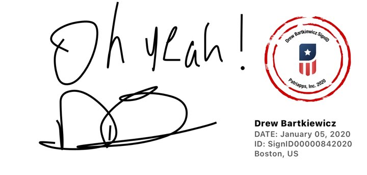 SignidSmart's tweet image. Get ready to sign your tweets @PatriappsUSA @lettrship