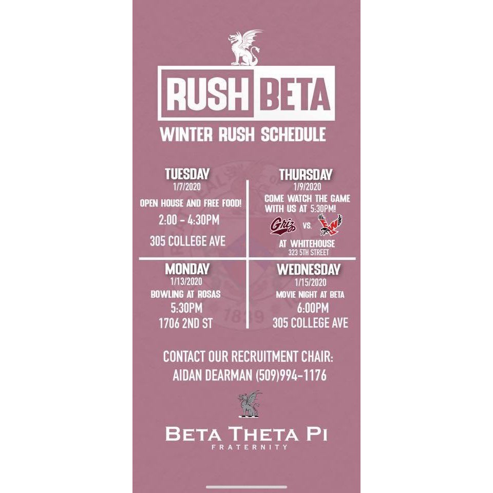 Winter Rush is here! Come hang with the Betas and find out what it means to be a Man of Principle🐉 #RollKai #RushBeta