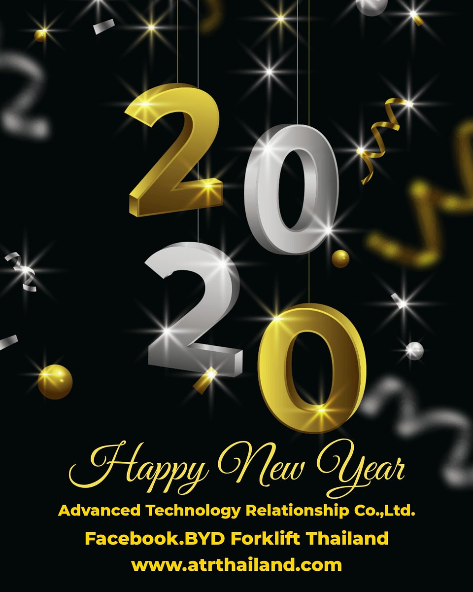 Happy New Year 2020 #byd #BYDForkliftThailand #BYDAISA #lithiumbattery #Forklift #โฟล์คลิฟท์ไฟฟ้า #แบตลิเทียม #thailand🇹🇭 #atrthailand