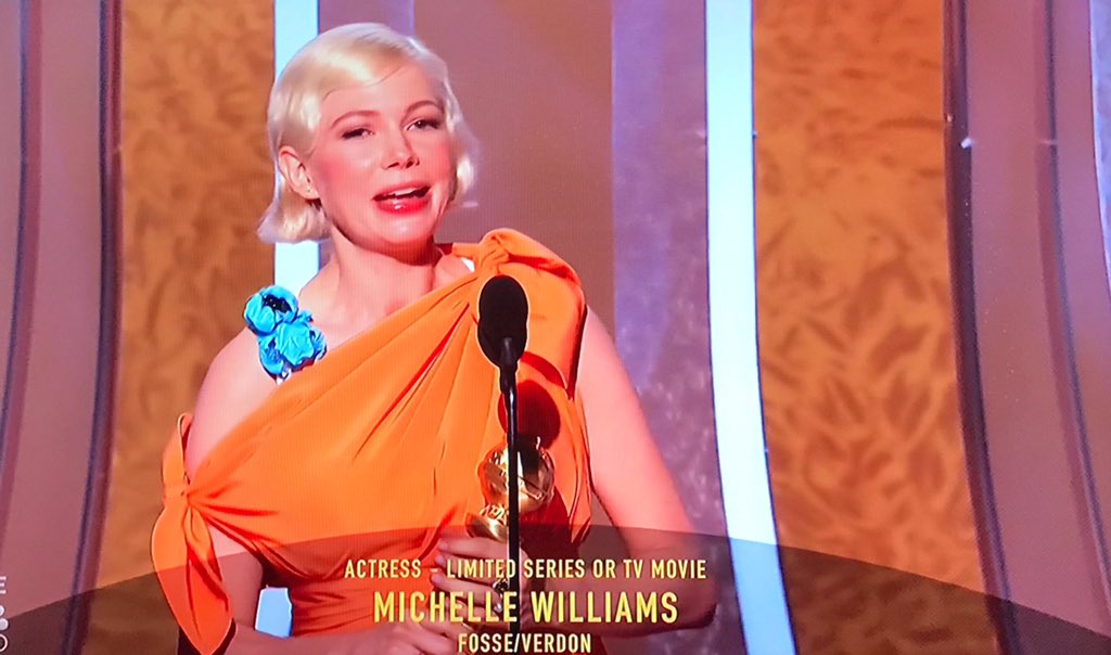 reproforall's tweet photo. Michelle Williams giving voice to why reproductive freedom is so crucial: “I’ve tried my very best to make a life of my own making…&amp; I wouldn’t have been able to do this without employing a women’s right to choose. To choose when to have children &amp; with whom.” #goldenglobes2020 https://t.co/rB9cZjCRWE