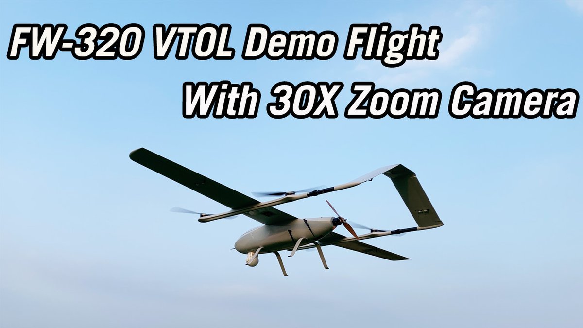 yangdasecurity's tweet photo. FW-320 VTOL and Sky Eye-U30 30X zoom camera flight demo: https://t.co/dh2uWqf3EC
#longendurancevtol #vtolfixedwing #vtoldrone https://t.co/fPNyeLukuN