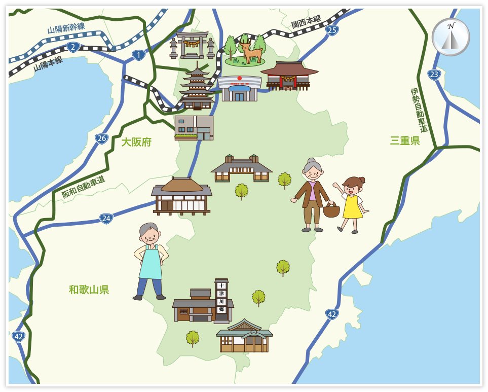 ゴジラ 奈良県の公式hpには 奈良県の北から南まで鉄道が存在すると錯覚させる不適切な図が掲載されています T Co Mwab9pdy0d