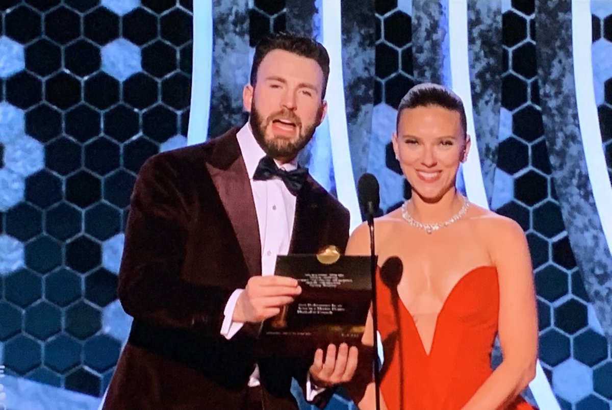 BrandonDavisBD's tweet photo. The Golden Globe goes to all of us when these two are presenting https://t.co/8NQ5KAfxPl