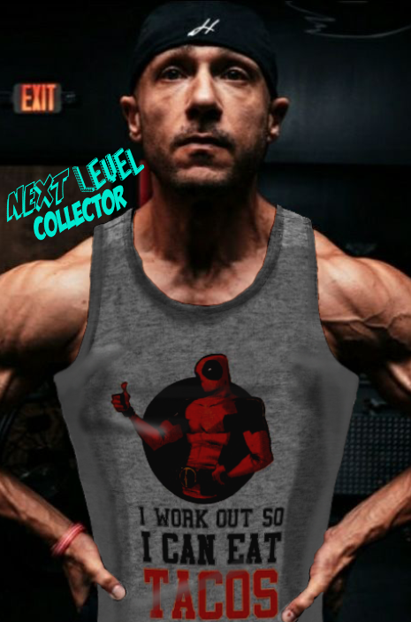 Nxt1vl's tweet photo. Trying to get fit this new year? check out some of our tank t shirts like this one at https://t.co/IZYpBBKKQq
get your workout on and eat some taco's!

#deadpool #fitness #getfit #wearyourstyle #geeky #marvelworkoutshirts #workoutshirt #eattacos #iworkouttoeat https://t.co/mtkrC87ix3