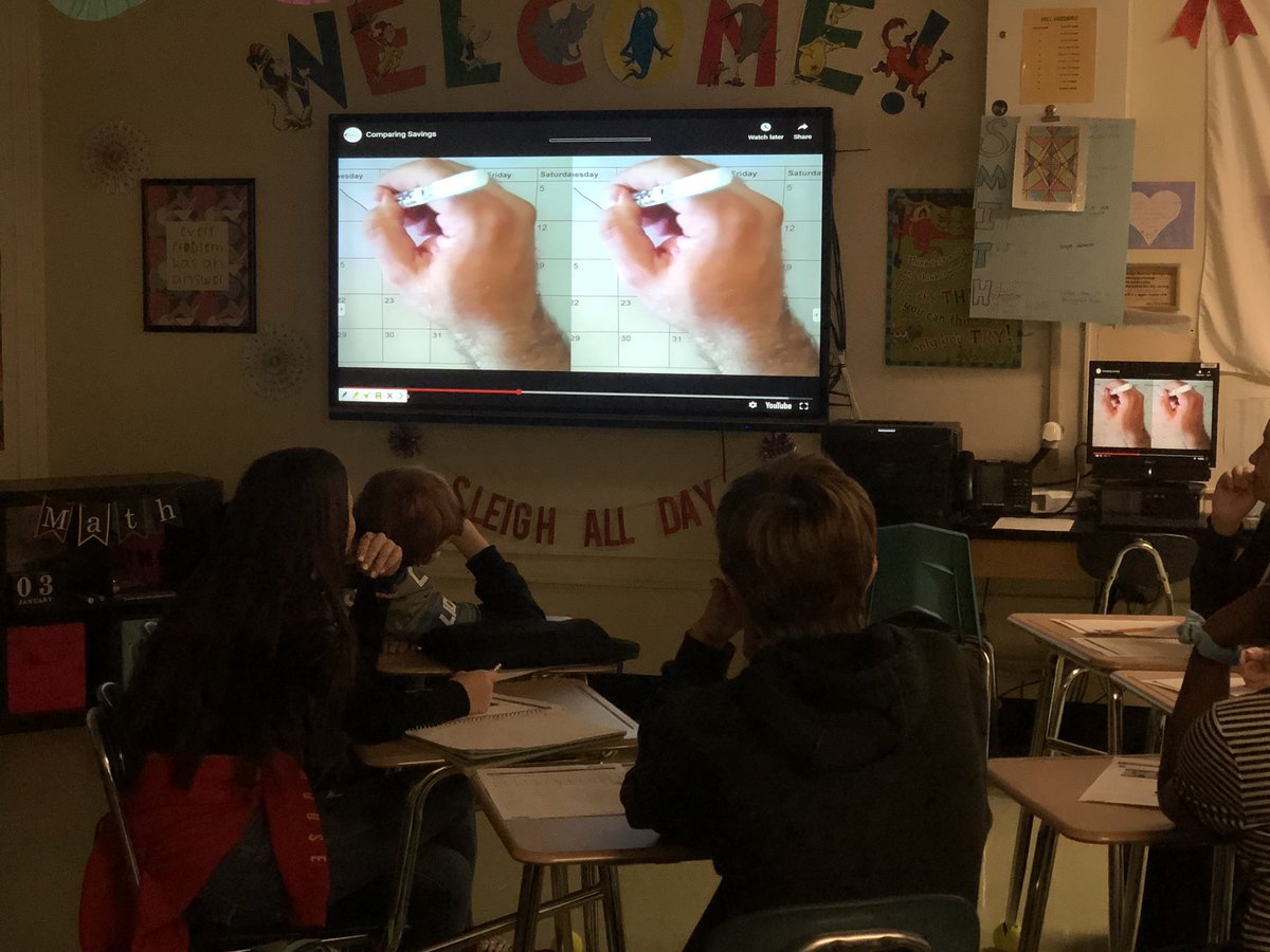 ms_pellicciotti's tweet photo. Here’s my algebra 1 class investigating a 3 act lesson activity in class on Friday! #3actlessons #inquirybasedlearning #iteachmath #algebra https://t.co/BmN4pAmJIh
