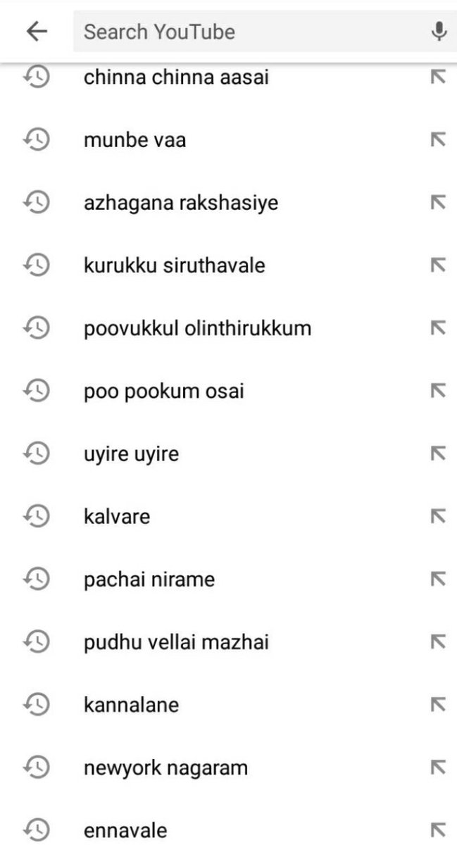 beingnaveen27's tweet photo. @arrahman Sir, This is how my youtube search history will always look like! Thankyou for the epics! Gives me fresh feel despite listening for more times!
#rahmanforever #rahmanforlife 😇😊 #HappyBirthdayARRahman
#HBDARRahman https://t.co/egdkhi0Fsg