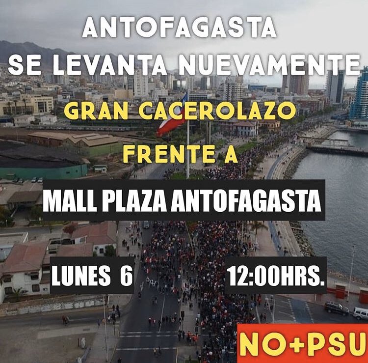 diarioafta's tweet photo. #EstoPasaEnAntofagasta | Afiches de convocatorias a movilizaciones en #Antofagasta llamando a boicotear la PSU denunciada como segregadora y clasista por los estudiantes y la comunidad en general pero que sigue siendo defendida por las élites políticas y las empresas educativas. https://t.co/hsbckrXrhV