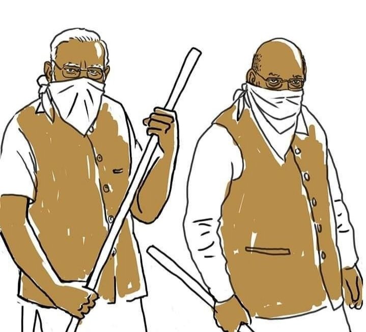 shahanaf6's tweet photo. Goons covered their face, really we cannot find them by face #JNU
#ABVPterrorist #JNUattack #JNUProtests
#IndiaAgainstCAA_NPR_NRC https://t.co/GGwIkhzdJ4
