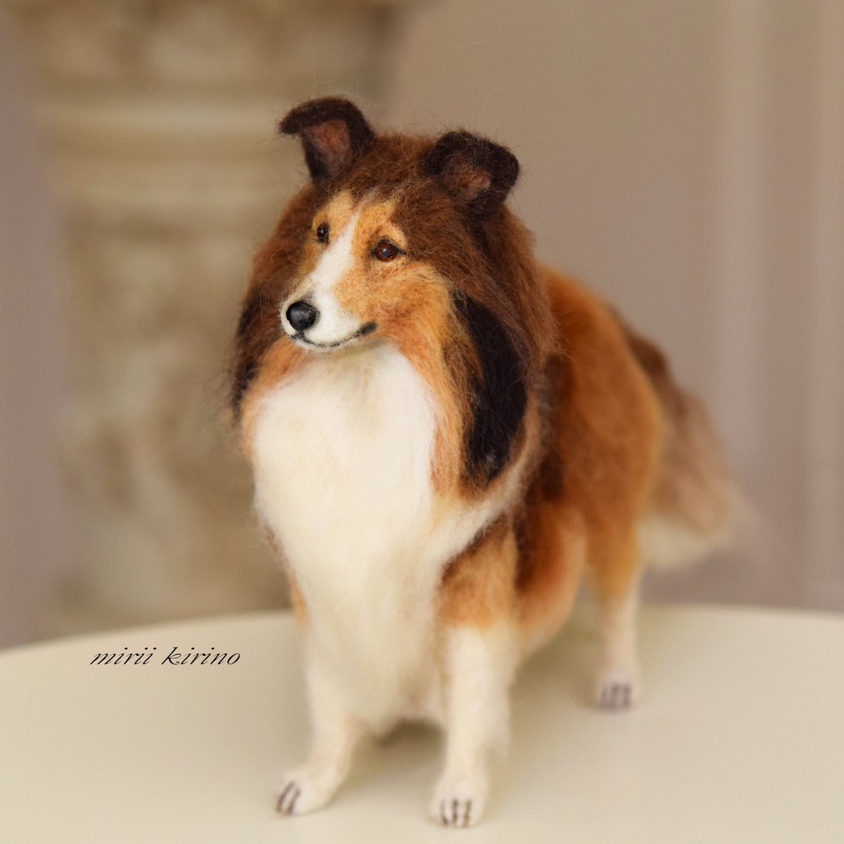 超格安価格 夕の月 羊毛フェルトdeワンコ シェルティ コリー系 犬 フェルト Www Comisariatolosandes Com