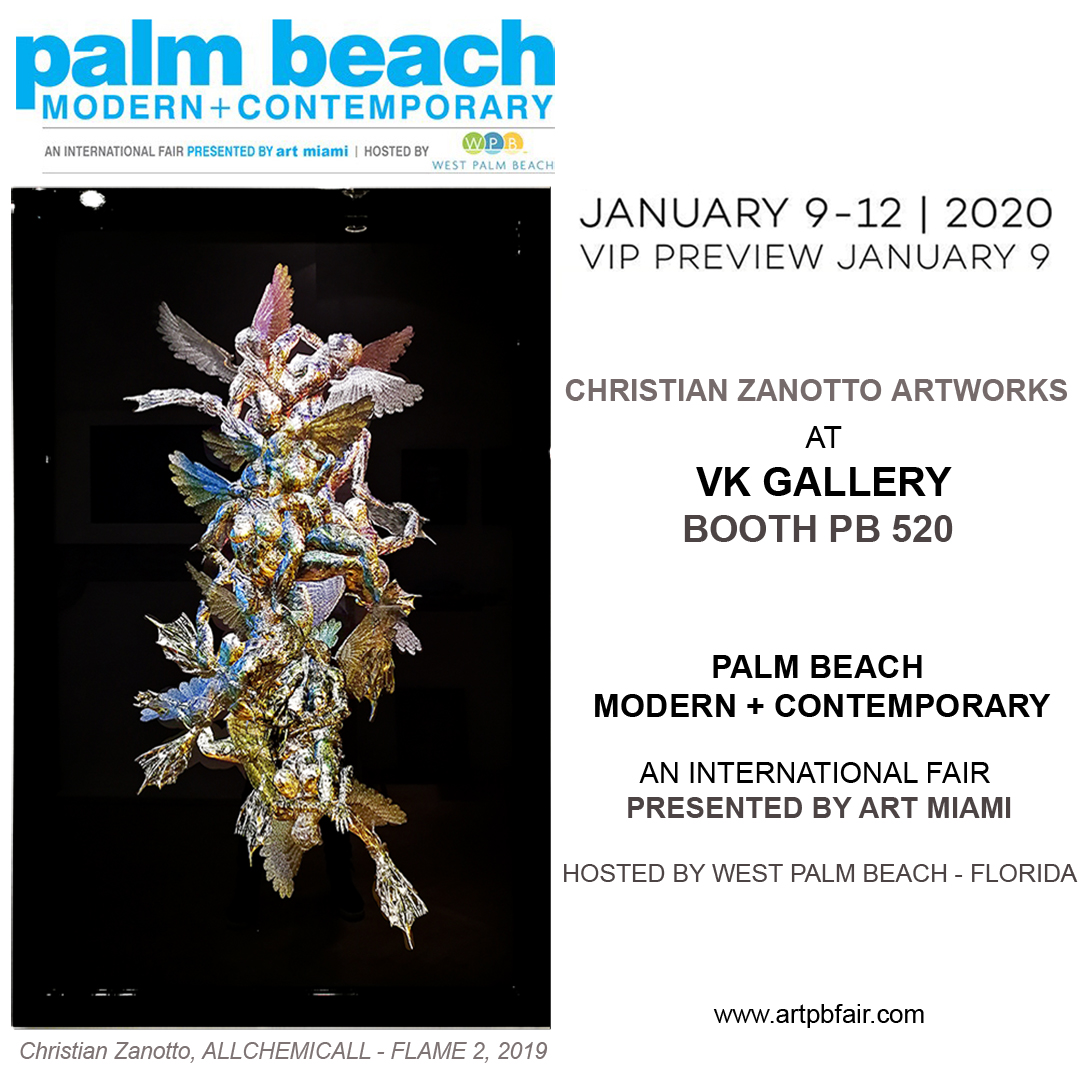 ChrisZanotto's tweet photo. I am pleased to invite you to see my new artworks at Palm Beach Modern + Contemporary, 9/12 January 2020, Booth PB 520 - VK Gallery / An international art fair presented by Art Miami - Hosted by West Palm Beach, Florida https://t.co/GwpUzmA5vI