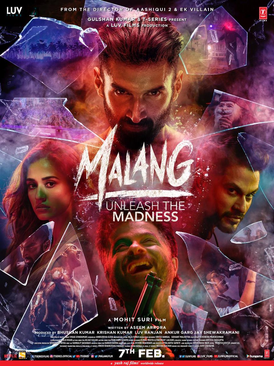 Malang (2020) Hindi Movie Official Trailer 720p HDRip