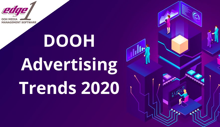 Edge1Official's tweet photo. Top 6 #DOOH #advertising trends in 2020
1. The rise of #programmatic DOOH
2. Stronger links between mobile #locationmarketing and DOOH
3. #datadriven dynamic creatives
4. DOOH to deliver real #omnichannel marketing
5. DOOH will compliment online
6. New DOOH will improve metrics https://t.co/nISVt7nqVU