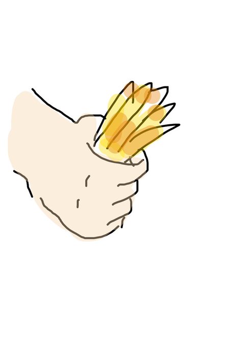 フライドポテトのtwitterイラスト検索結果