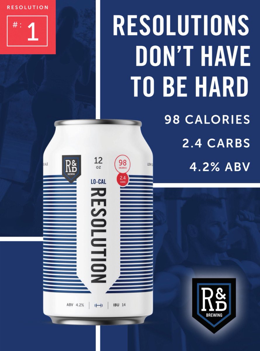 rnd_brewing's tweet image. Resolutions Don’t Have To Be Hard! 

LoCal Resolution delivers all the flavor  with only 98 calories &amp;amp; 2.4g carbs. 

#rndbrewing #LoCalResolution #newyear #resolutions #lowcarb #lowcalorie #guiltfree