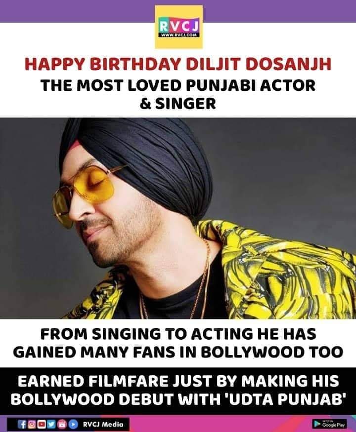 Happy Birthday Diljit Dosanjh!  