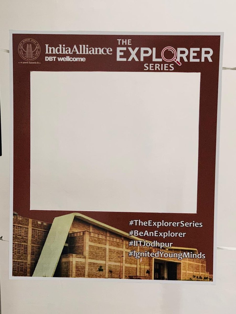 India_Alliance's tweet photo. 4th edition of the #TheExplorerSeries🔎 kicks off @IITJ_Official with @smanoharan_naan @thebabulab @Tavpritesh & Geeta Trilok Kumar
#LetsTalkScience #PopSci #SciComm https://t.co/HHl3rGdQ3t