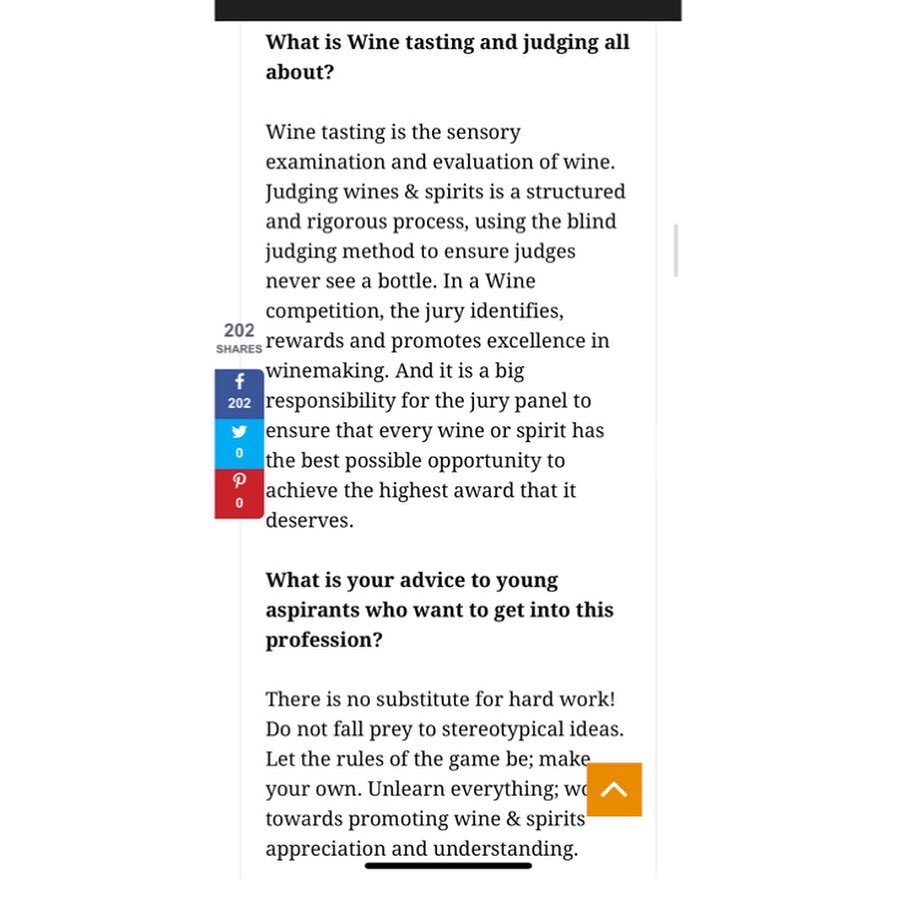 1st of Jan 2020 started on a good note as this interview by Ramdas Shenoyy on how I got into wines &amp; spirits was published. It’s humbling to see over 200 shares of this article on FB alone 🙏 and over 10K views in 3 days!  Below is the link of the article
stirfrymba.com/raise-a-toast-…