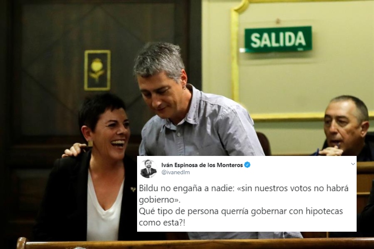 alternatiba's tweet photo. #AupaMatute πβ "Un diputado de Bildu regala a Espinosa de los Monteros el zasca de la investidura" https://t.co/4lIdEhhDGa https://t.co/tPeUSNhMjo