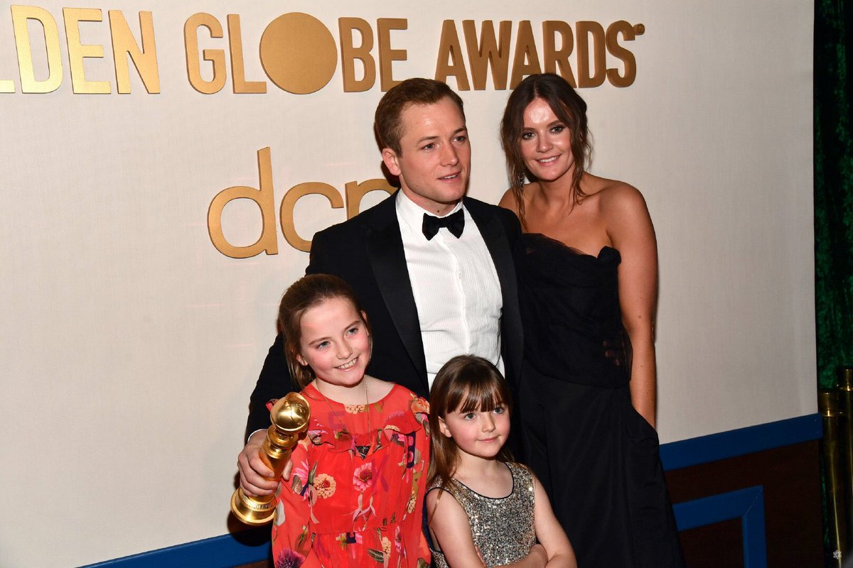 Taron Egerton Updates on Twitter: "📷 | @TaronEgerton with family at the  #HFPA #GoldenGlobes After Party 1/5 https://t.co/ZKQRtzZOoi" / Twitter