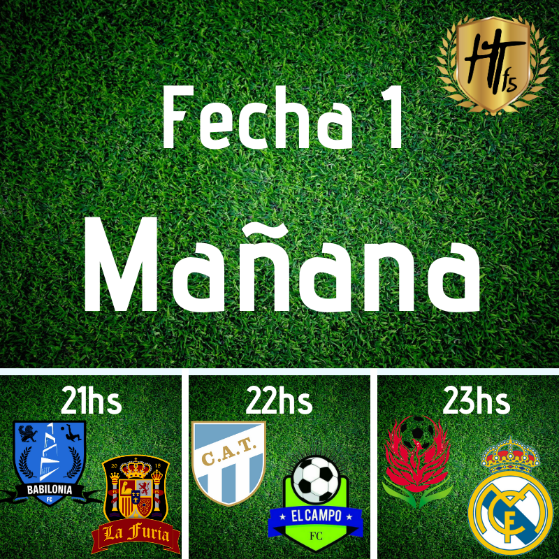 HatTrickF5's tweet photo. Se acabaron los amistosos. 
MAÑANA ya se juega por los porotos.
#LigaB Babilonia debuta con el duro equipo de La Furia.
#LigaA El Campo llega a primera y va contra Ktunga
#LigaC Fenix comienza el viaje ante Real Bañil. https://t.co/R5HKhigVGP