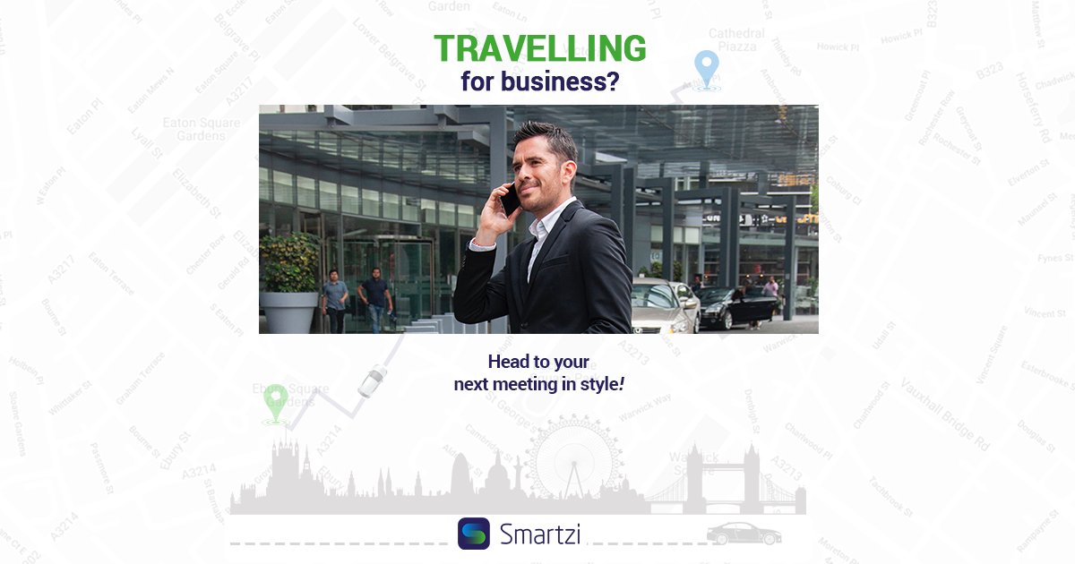 SmartziApp's tweet image. Traveling for business? Head to your next meeting in style! Let us drive you to your destination. 

#smartzi #businessride