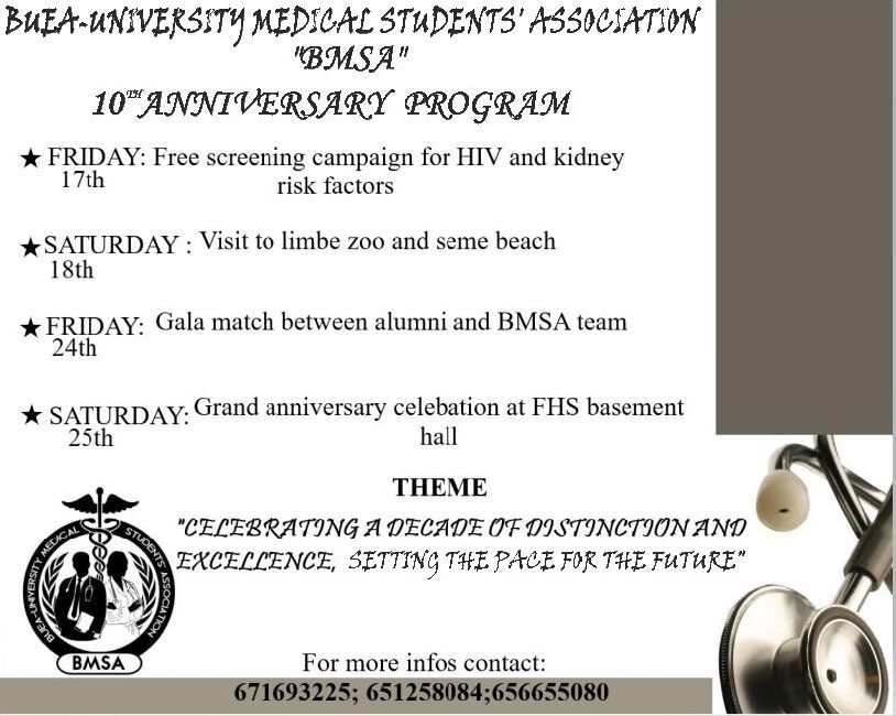 BUEA-UNIVERSITY MEDICAL STUDENTS' ASSOCIATION tweet media