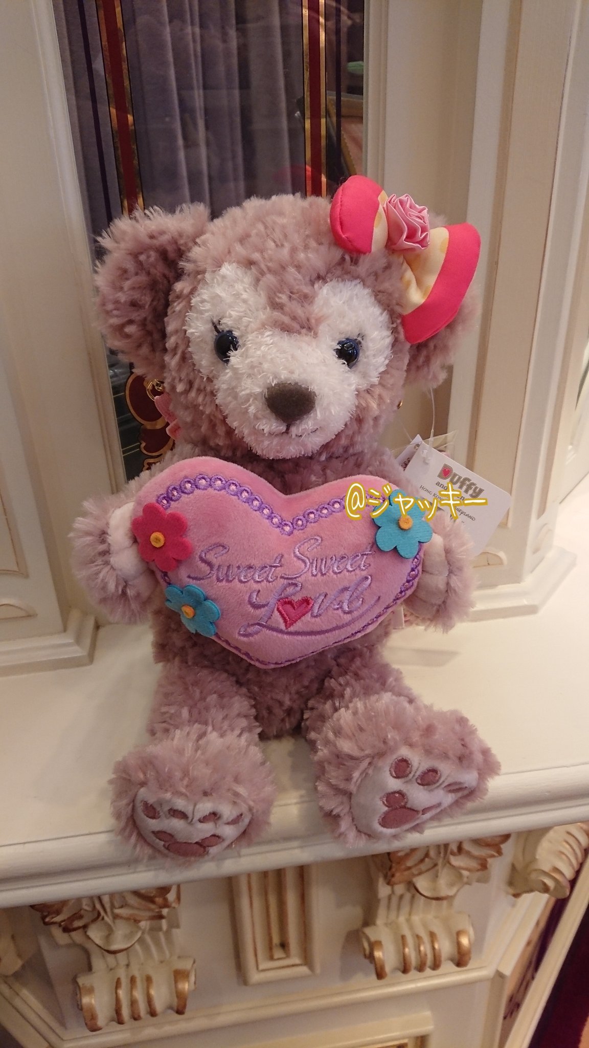 香港ディズニー　ステラルー　バレンタイン ステラルー 香港 バレンタイン ぬいぐるみ香港ディズニー 13周年