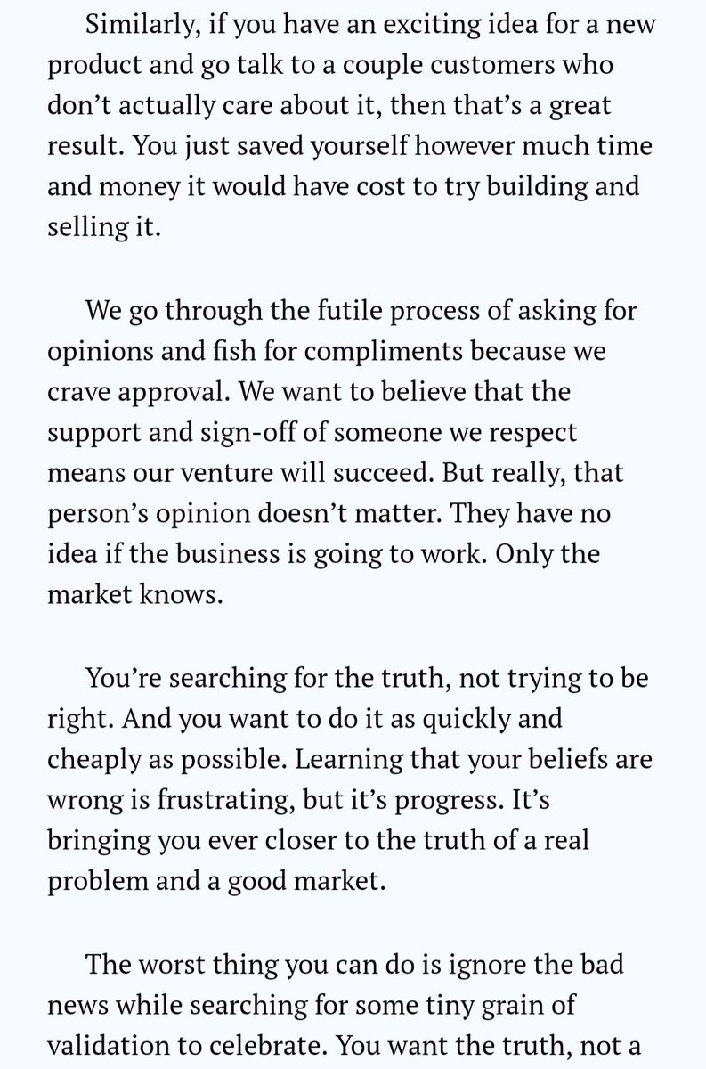 ooqwy's tweet photo. #PMtip #4 on #productdiscovery will focus on #customerinterviews.
When conducting interviews, focus on the learning goals and beware of premature compliments, fluffs and ideas.
-Deflect Compliments
-Anchor Fluffs
-Dig beneath Ideas
Don't seek validation, seek truth
#prodmgmt https://t.co/jWtXQ0Y7WI