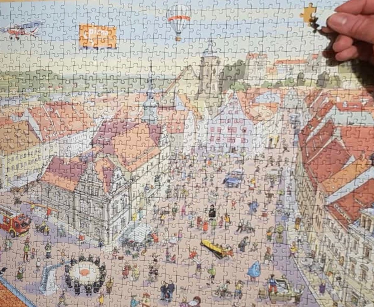Das hat Spaß gemacht. #pirna Puzzle mit einigen netten Details und Insidern...