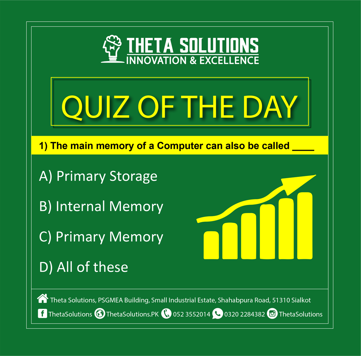 ThetaTrainings's tweet photo. Do you know?

The main memory of a Computer can also be called?

#Theta #ThetaSolutions #ThetaTraininfgs #ThetaQuiz #MainMemory #Computer https://t.co/GgWPIPaUof