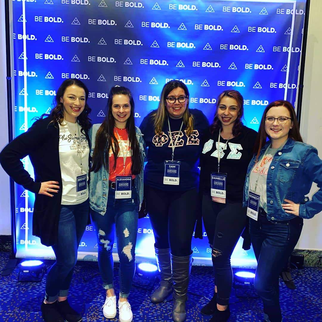 💛💙Our beautiful archon Kennedy represented our Epsilon Beta chapter at the CLA conference this weekend. We are so excited to see what amazing things she will bring to our chapter this year!💙💛
#claconference2020 #phissigmasigma  #phine #phresh #phierce #ferrisstateuniversity