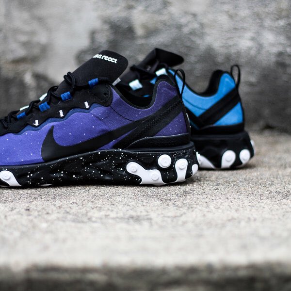 nike react element 55 blue void