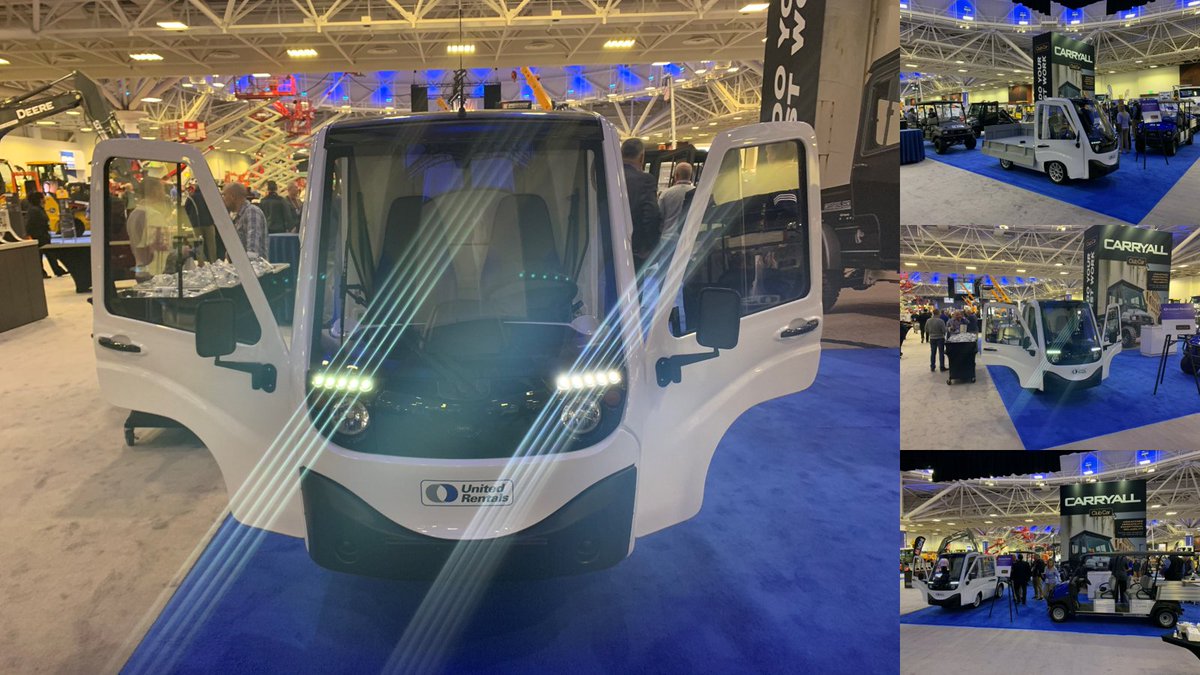 AyroInc's tweet photo. #AYROINC supporting the #ClubCar #Carryall team @ 2020 #UnitedRentals Supplier Show #Minneapolis MN. Lots of interest in the #allelectric #lightduty #ClubCar411 truck lineup...reduce carbon emissions & increase productivity!
https://t.co/hVtFoRadW1
#AYRO #Electric #EV #LSV https://t.co/xw6FMuw3fB