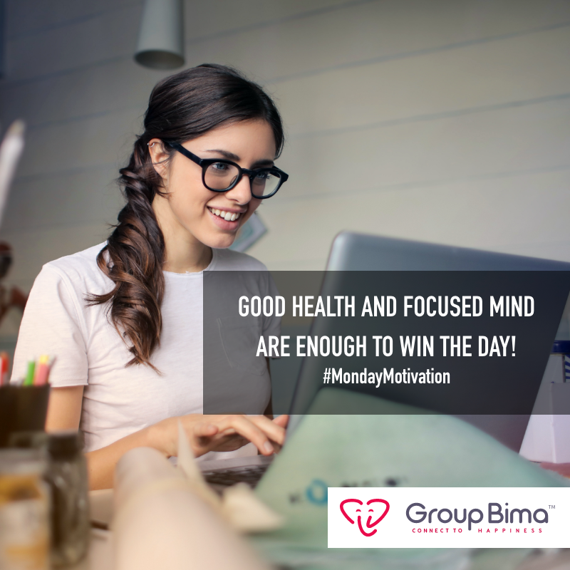 GrpBima's tweet photo. Good health is the key to begin the day, and a focused mind can help you for a better plan.
#MondayMotivation #GoodDay #FocusedMind #Groupbima #ConnectToHappiness https://t.co/MOzvoun5jA