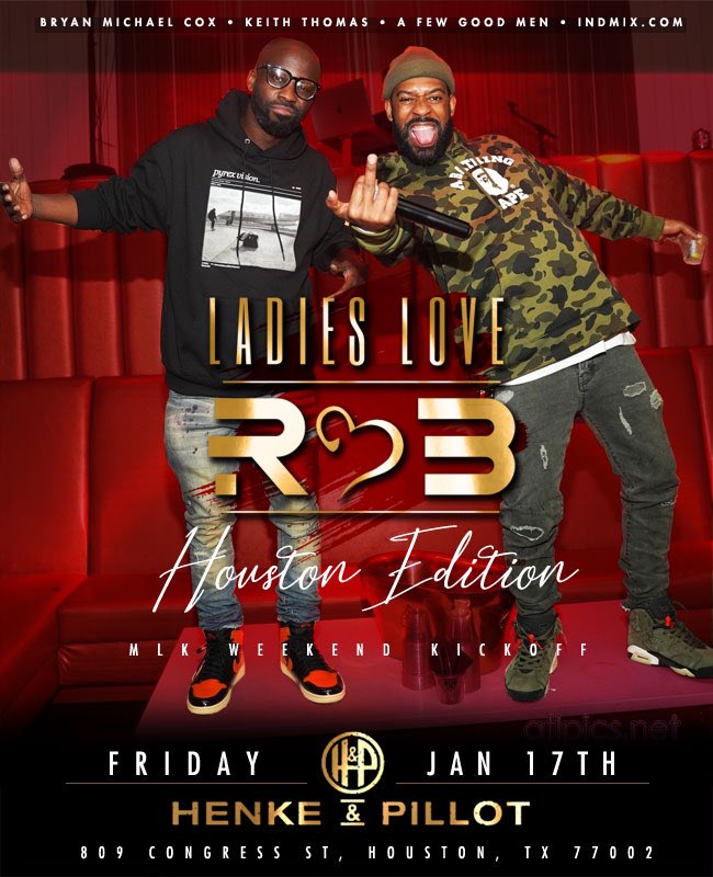 HOUSTON!
we are bringing @ladieslovernbatl back to my hometown Jan. 17th! Pull up on us and party with me, <a href="/keefthabeef/">Keith Thomas</a>, @indmix1, and @afewgoodmenhtx at @henkeandpillot!!!!
WELCOMING THIS NEW DECADE WITH OPEN ARMS!!!!