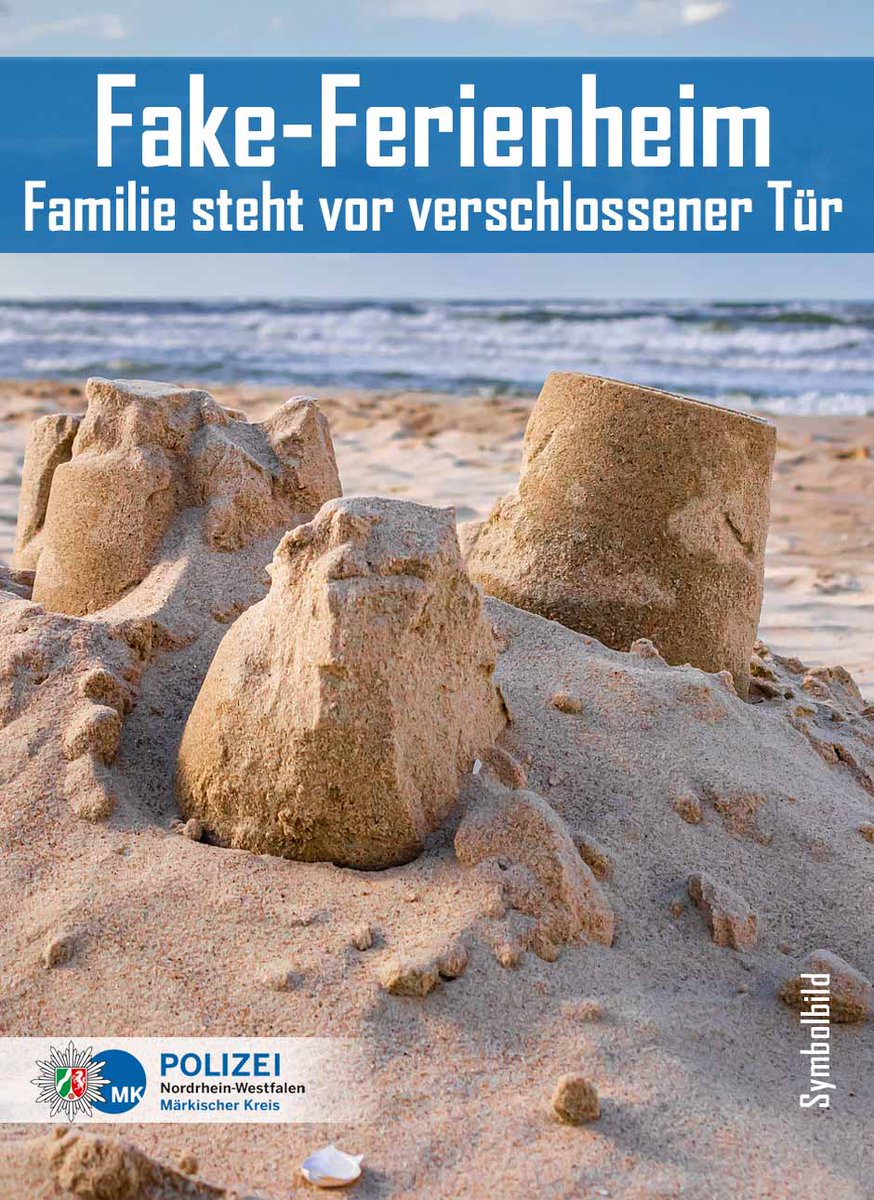 Frust statt Freude: Eine #Lüdenscheider Familie stand einen Tag vor Silvester vor der verschlossenen Tür ihres Feriendomizils in Holland. Betrüger hatten das zum Verkauf stehende Haus zigfach vermietet und Geld kassiert. Unsere Presseinfo: fcld.ly/yh62oxg
#PolizeiMK