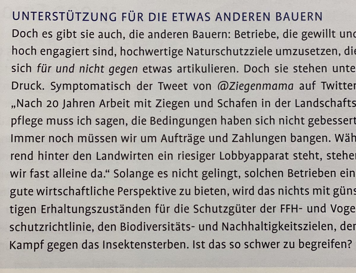 Ich habe mich richtig gefreut, in der neuen 
@MagazinNul, @EckhardJedicke , ein guter Bericht über....Neustart für die Landwirtschaftspolitik dringender denn je.Ein Tweet von mir. Wir kämpfen weiter und versuchen gute Arbeit zu leisten,auch wenn es nicht leicht ist.