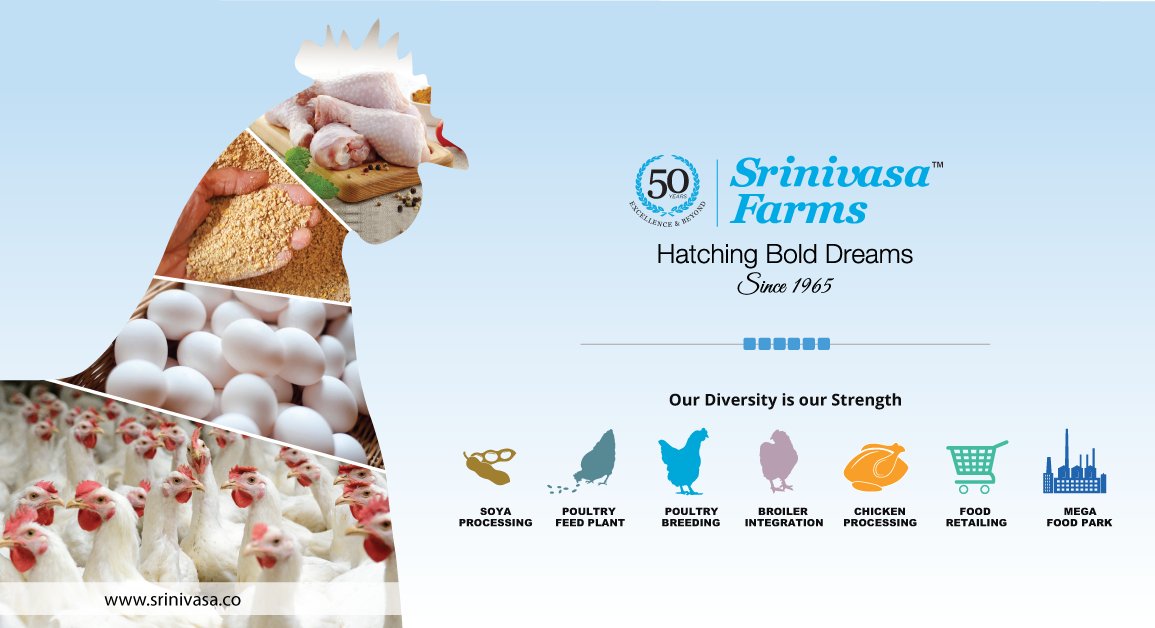 srinivasa_farms's tweet photo. #SrinivasaFarms #LayerBreeder #W80Layer #BroilerBreeder #BroilerIntegration #PoultryFeed #SoyMeal #ProcessedChicken #ChickenRetail #MegaFoodPark https://t.co/mLUOD99KxT