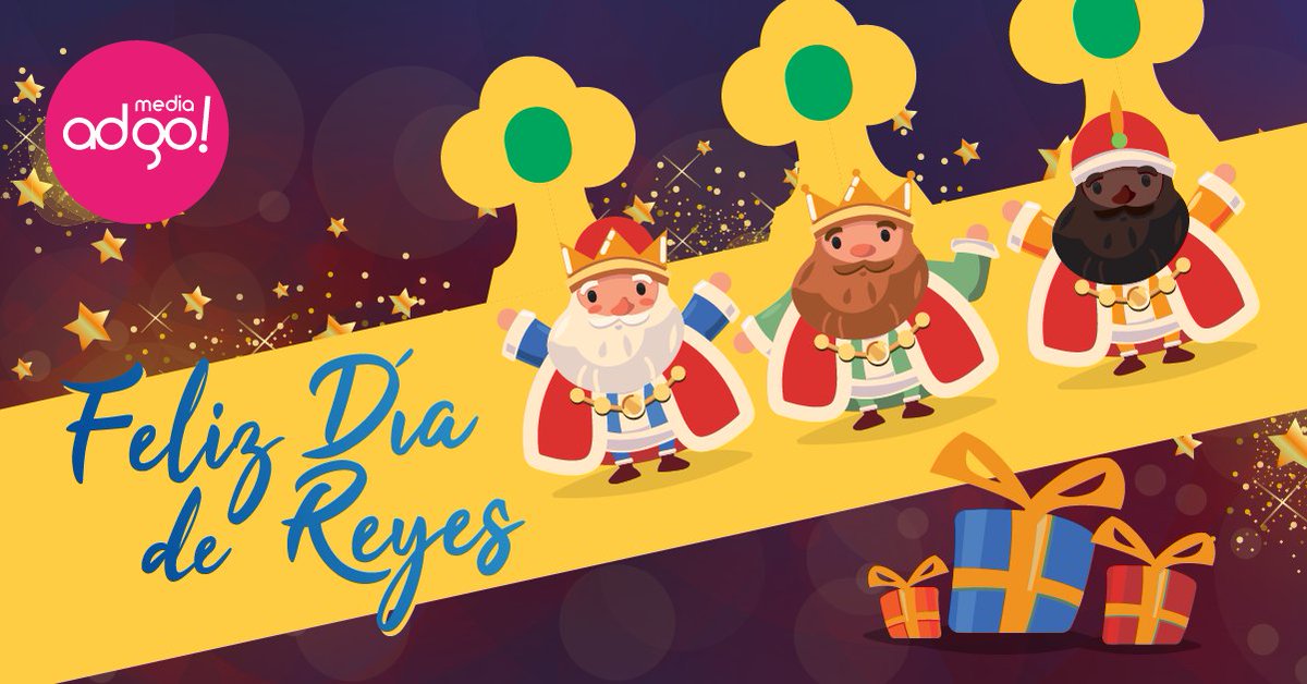 mediaadgo's tweet photo. 👑¡Hoy es Día de Reyes! 👑
Esperamos que Melchor, Gaspar y Baltasar hayan sido generosos este año y hayan llenado vuestras casas de regalos 🎁 #ReyesMagos #DíadeReyes 🐪🐪🐪 https://t.co/iHHiMVgwF4