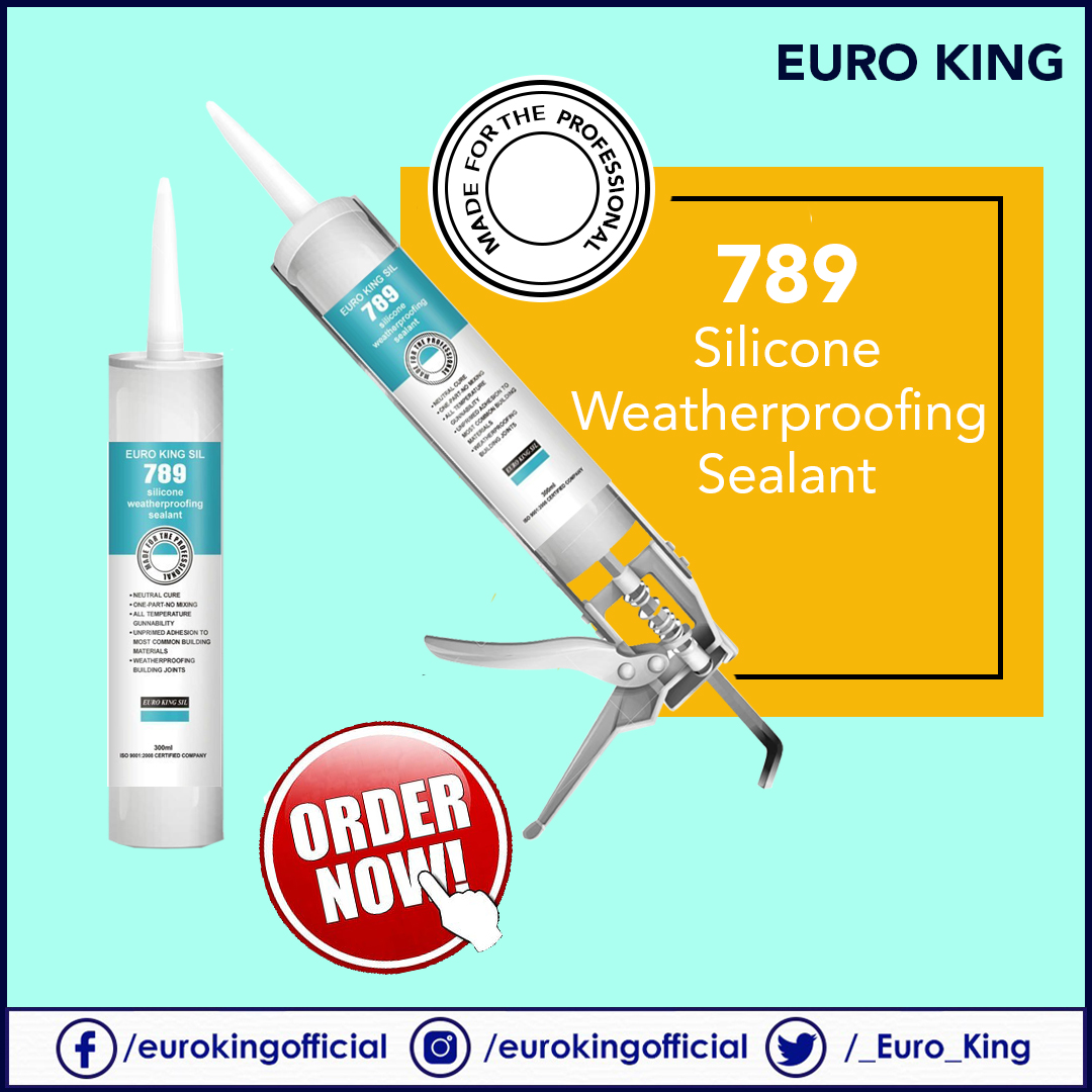 _Euro_King's tweet photo. A one-part, neutral cure sealant designed for general weathersealing. 789 Silicone Weatherproofing Sealant.
Order Now!!
#euroking #weatherproofing #silicone #sealant #adhesion #mahalenterprise https://t.co/sS8ODMCFuk
